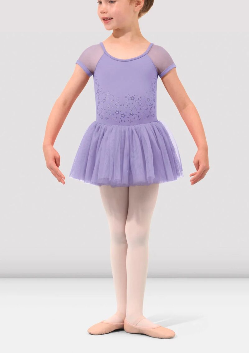 Bloch CL4322 - Girls Dora Cap Sleeve Tutu Leotard