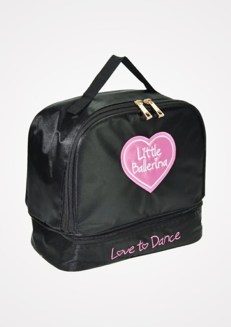 Little Ballerina -Black Satin bag